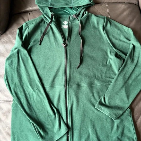 Torrid Happy Camper Teal Zip-Up Hoodie 1X - Picture 2 of 3